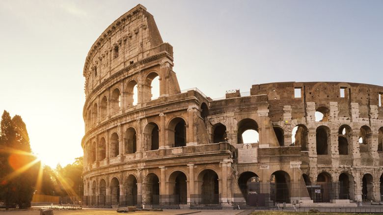 Roman Coliseum in daylight