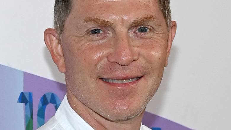 Bobby Flay close-up with wide smile