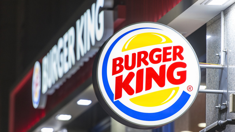 Burger King sign