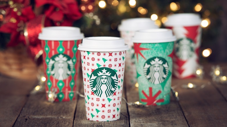 Starbucks Holiday 2022 hot drink cups