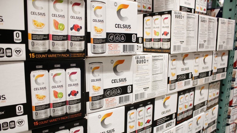 Variety of Celsius energy drinks