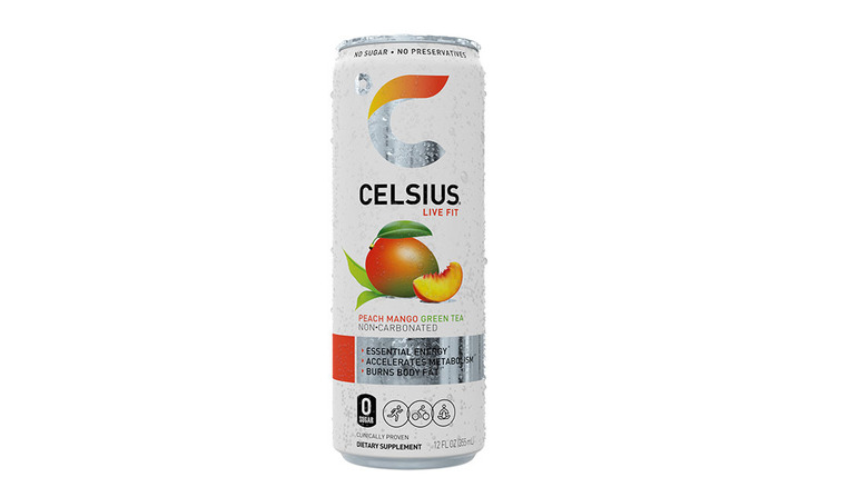 CELSIUS Peach mango green tea