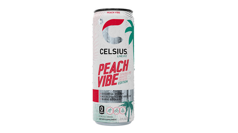 Peach Vibe CELSIUS energy drink