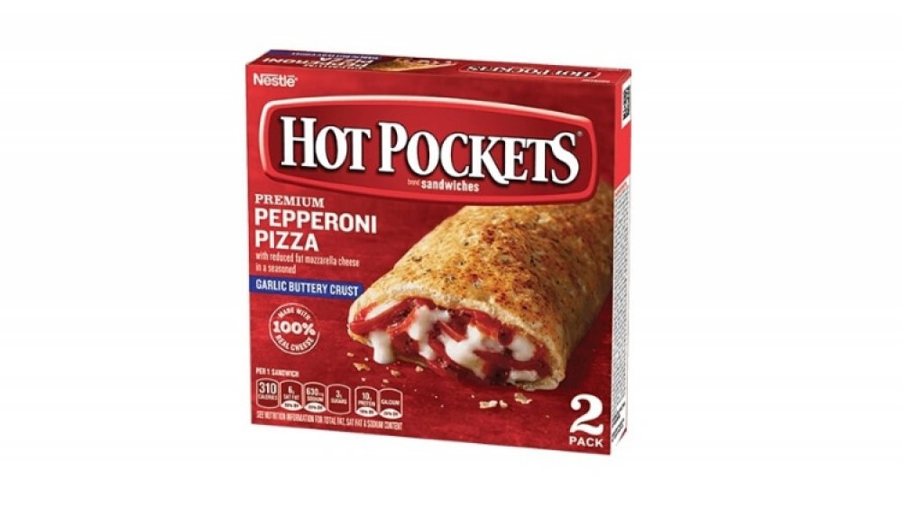 Premium Pepperoni Pizza Garlic Buttery Crust Hot Pockets