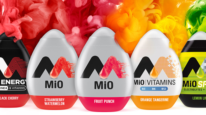 Flavors of MiO Liquid Water Enhancers