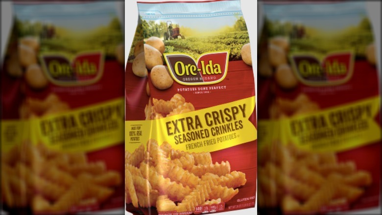 seasoned crinkle fries