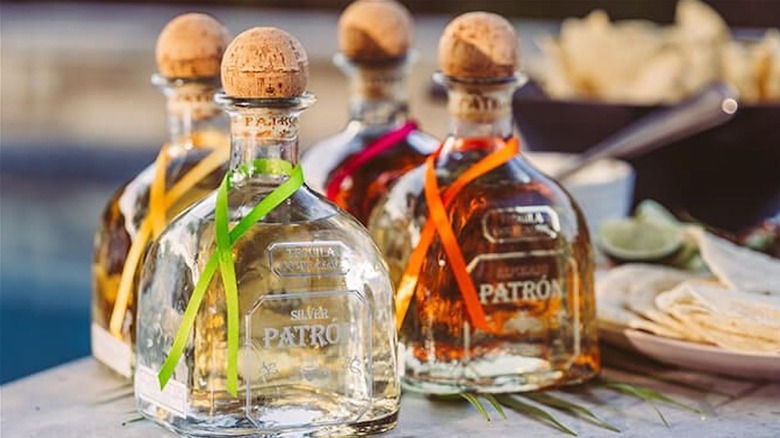 Bottles of Patrón