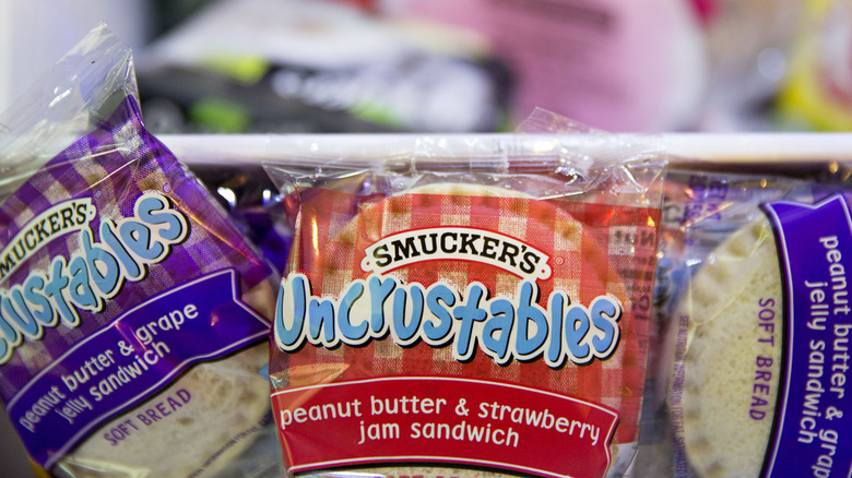 Packages of Uncrustables