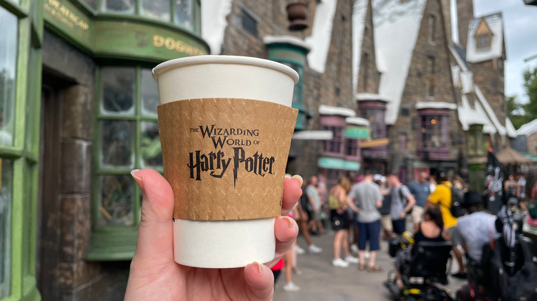 Butterbeer at the Wizarding World of Harry Potter Universal Studios Orlando