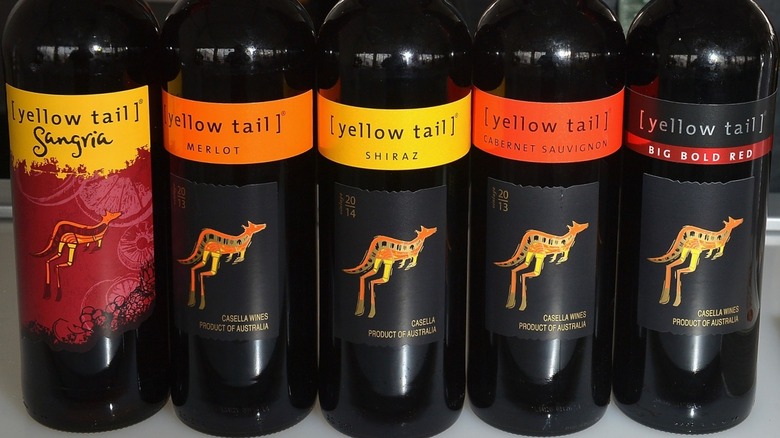 variety of yellowtail wines
