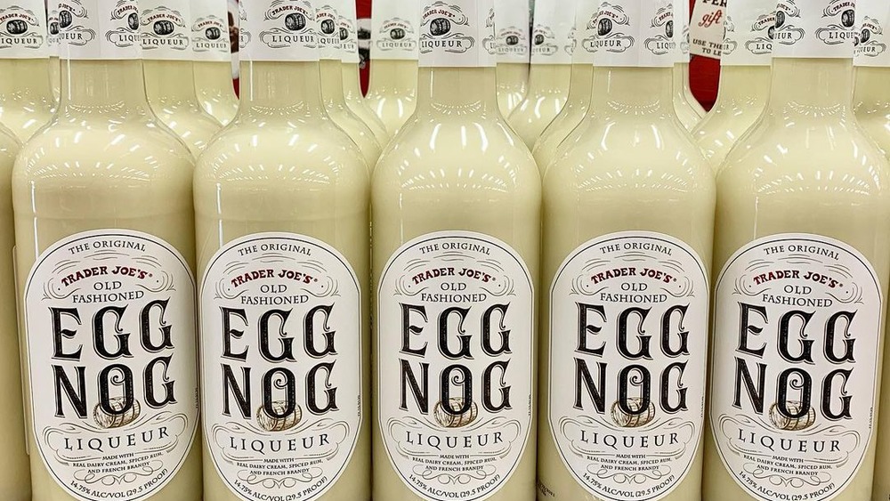 Trader Joe's eggnog liqueur