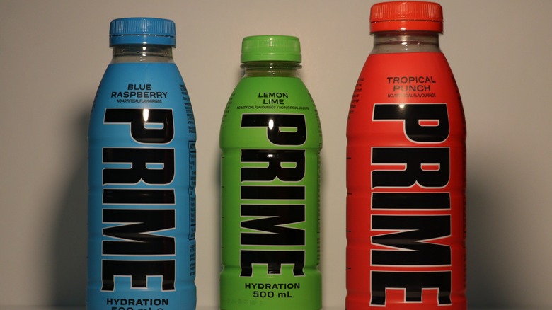  Prime Hydration bottles