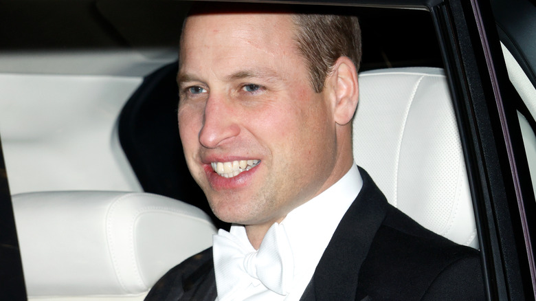 Prince William in white tie