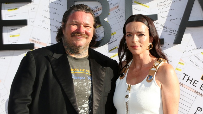 Matty and Trish at premiere