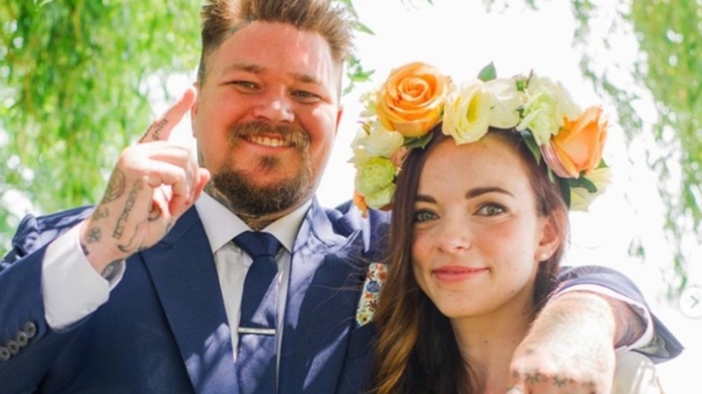 Matty and Trish at their wedding