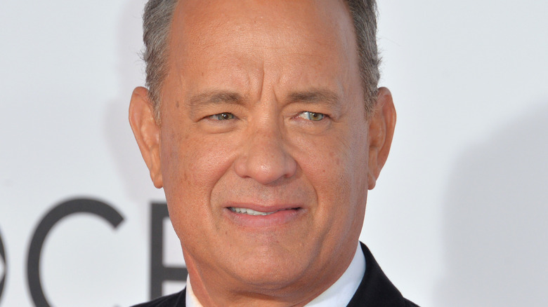 Tom Hanks furrowing brow