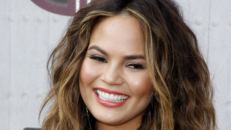 Close-up of Chrissy Teigen