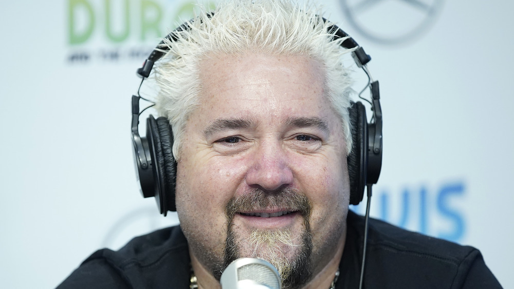 Guy Fieri with headphones