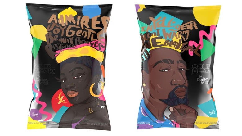 Doritos package design supporting Black artists