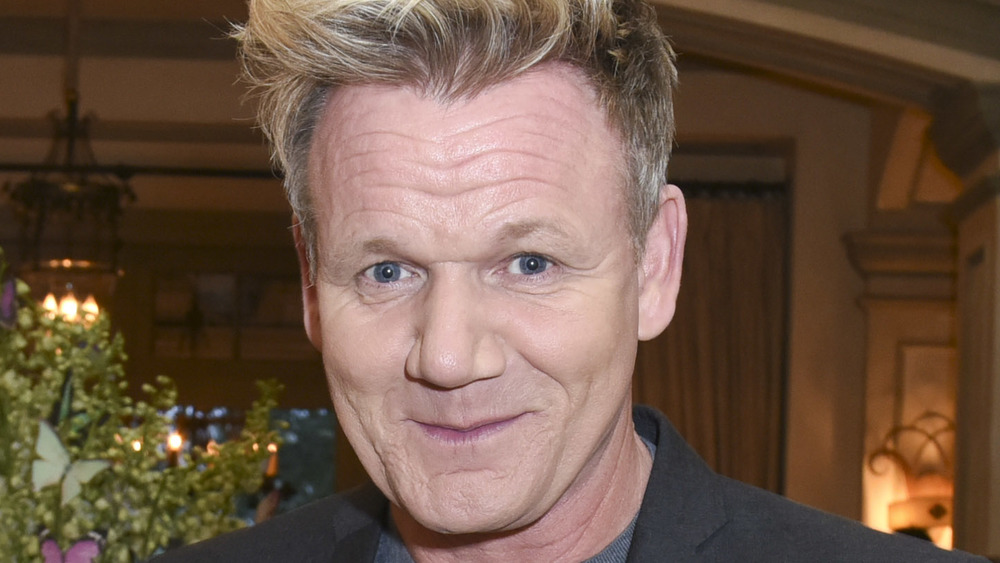 Gordon Ramsay impish smirk