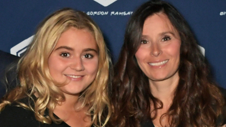 Tana and Tilly Ramsay smiling on the red carpet