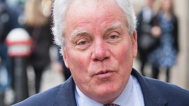 Tana Ramsay's father Chris Hutcheson with serious expression