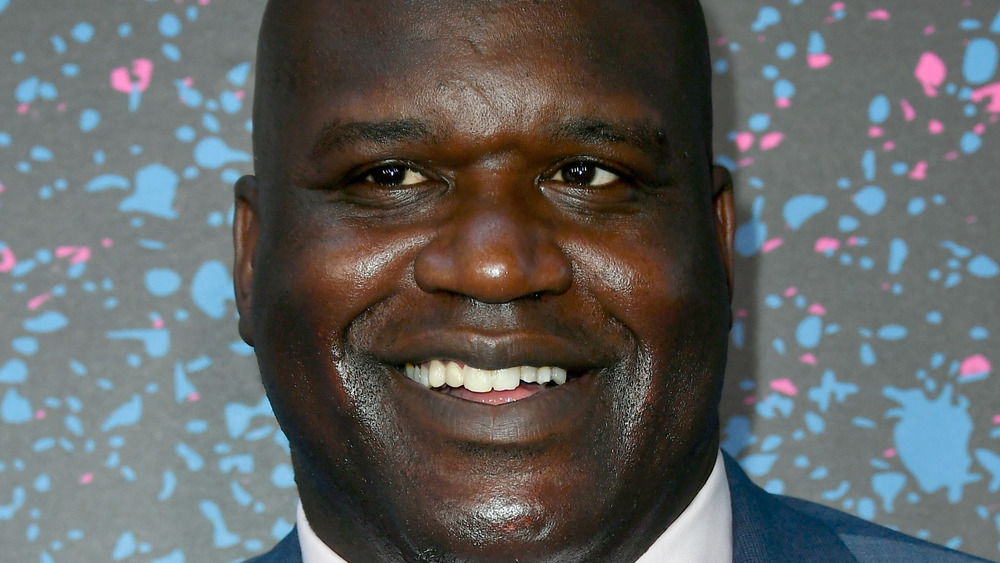 A close-up shot of Shaquille O'Neal 