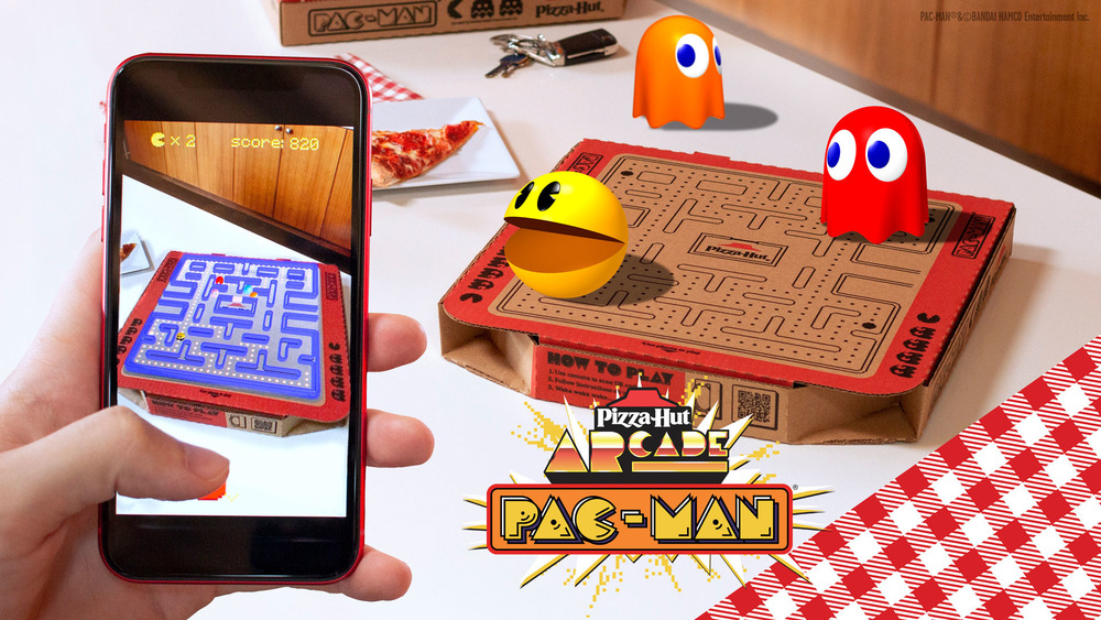 Pizza Hut Pac-Man promotional image