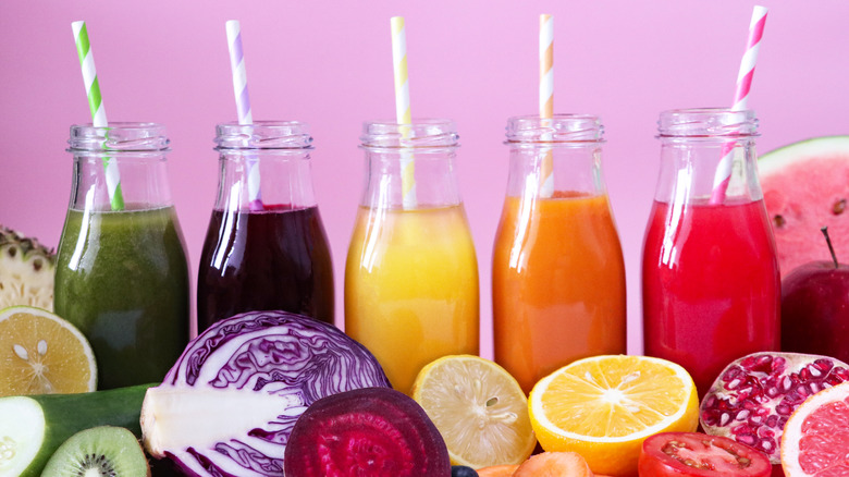 Assorted fruit juices