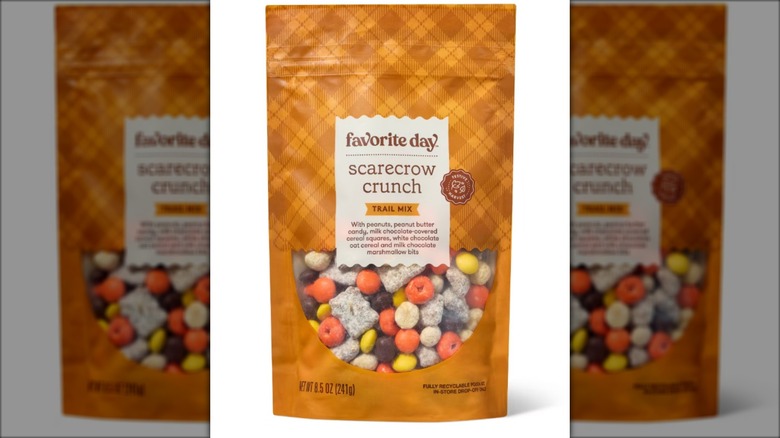 bag of Halloween themed trail mix