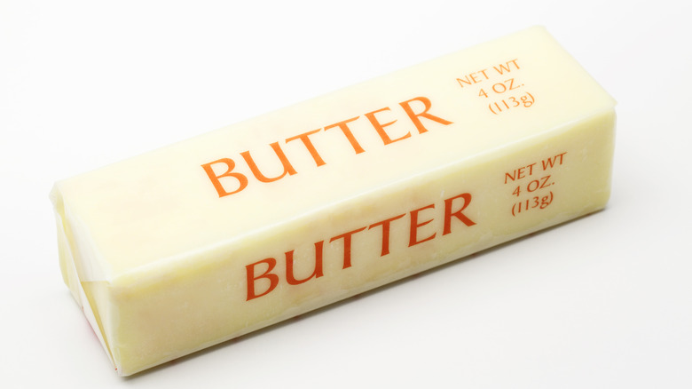 A stick of butter