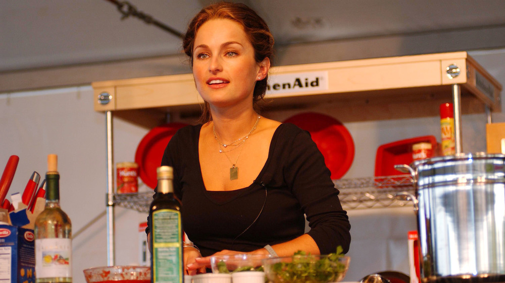 Giada De Laurentiis cooking
