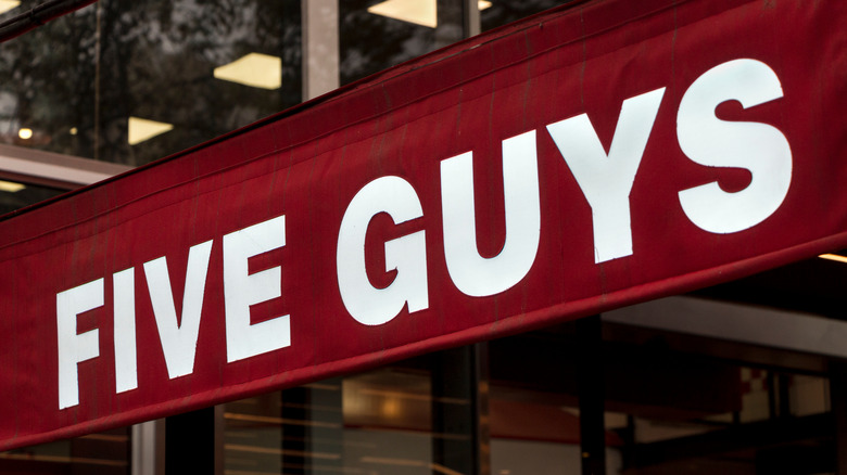 Five Guys signage