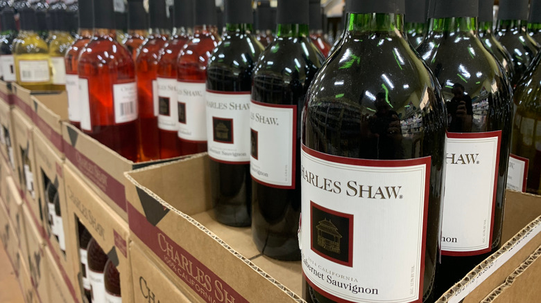 cases of Two Buck Chuck