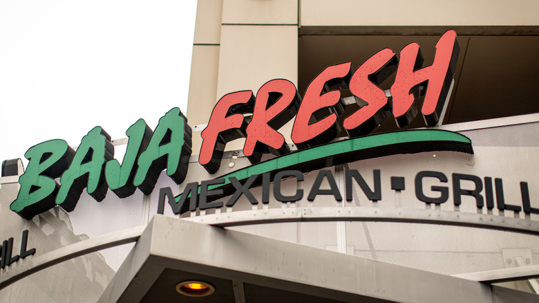 Outdoor shot of Baja Fresh