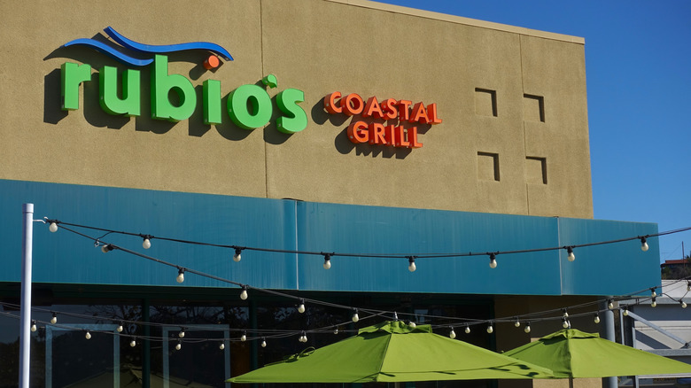 Outdoor shot of Rubio's restaurant