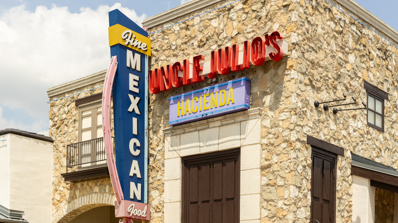 Outdoor shot of Uncle Julio's restaurant