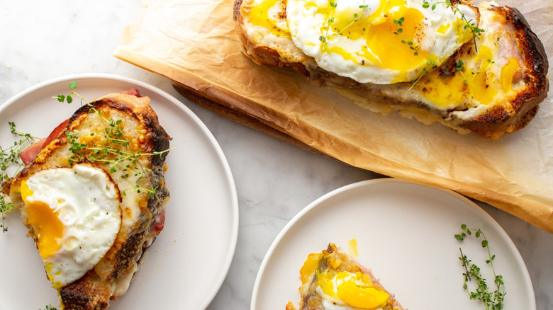 toasted croque madame