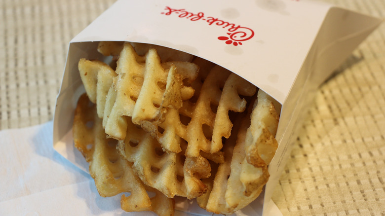 container of Chick-fil-A fries