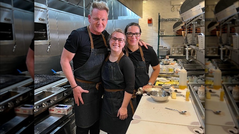 Gordon Ramsay and team
