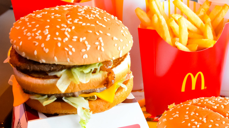 McDonald's Big Mac and Fries