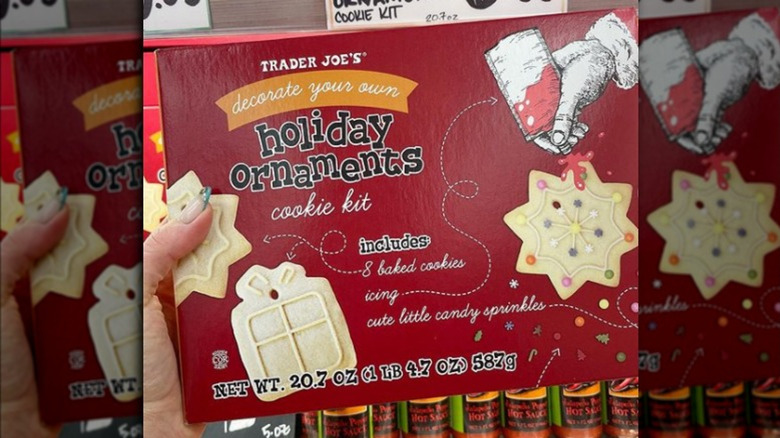 Trader Joe's holiday ornament cookie kit
