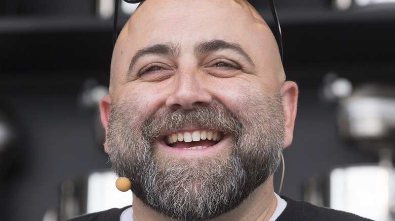 Duff Goldman smiling at event