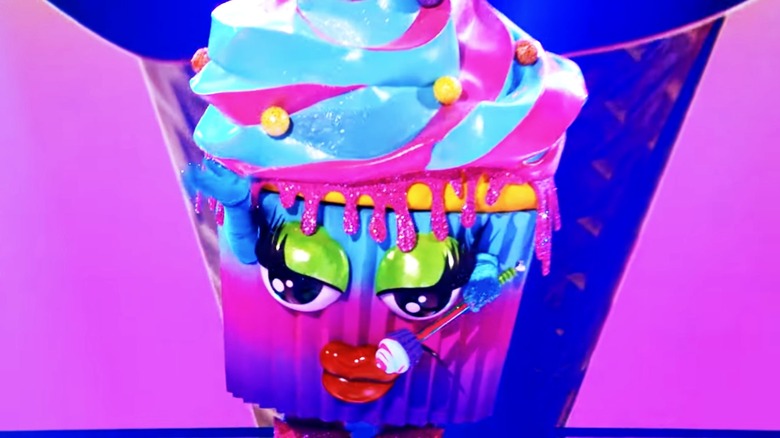 Cupcake performing on The Masked Singer