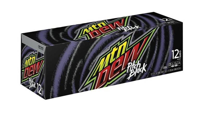 mountain dew pitch black box