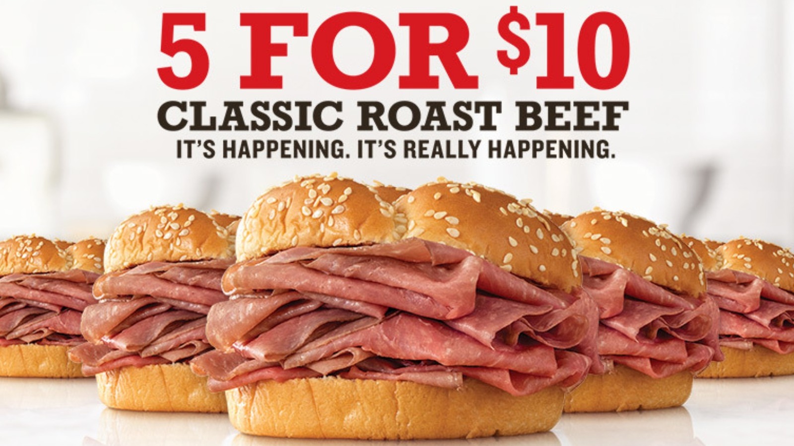 Fans Of Arby's Roast Beef Sandwich Won't Want To Miss This Deal