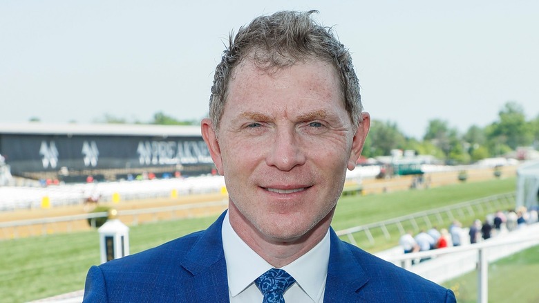 Bobby Flay in suit and tie
