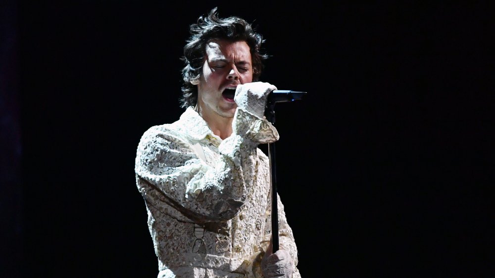 Harry Styles performing