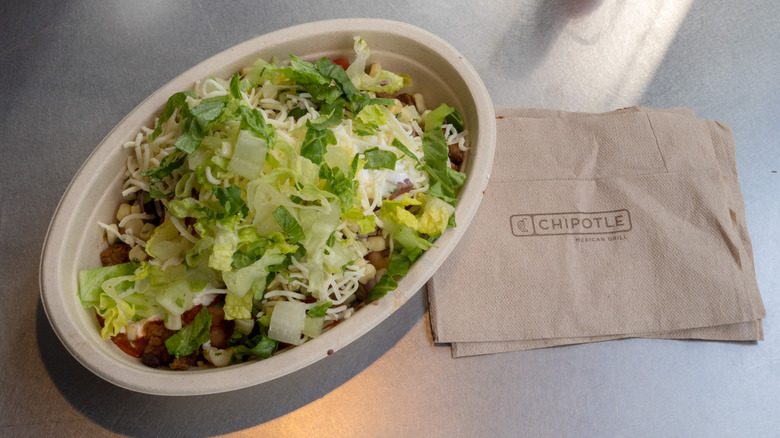 Chipotle burrito bowl