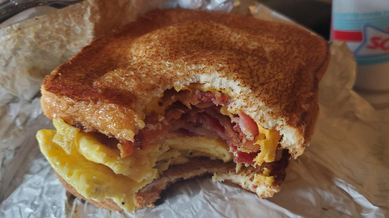 Sonic Bacon Breakfast Toaster with extra bacon